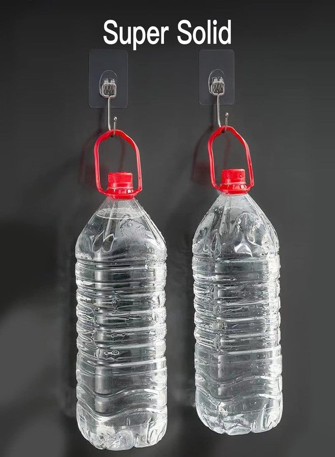 RADIANT Wall Hooks for Hanging, Self Adhesive Heavy Duty Wall Hooks, Wall Hangings, Kitchen Accessories (Big Hook, Pack of 5) - Image 4